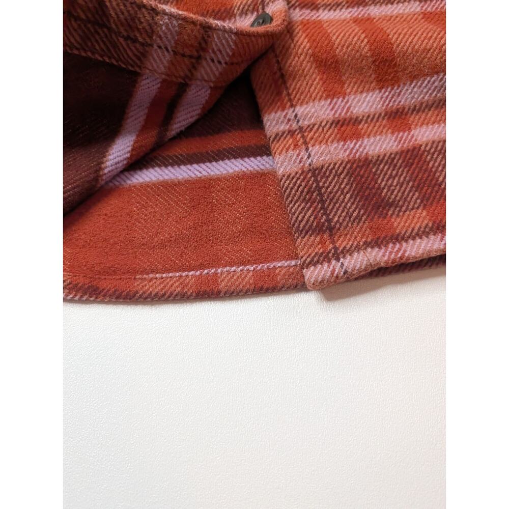 Cotopaxi Organic Mero Flannel Shirt in Spice Orange Woman Size M - Picture 7 of 13